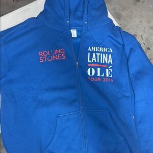 Blue Rolling Stones Tour Hoodie